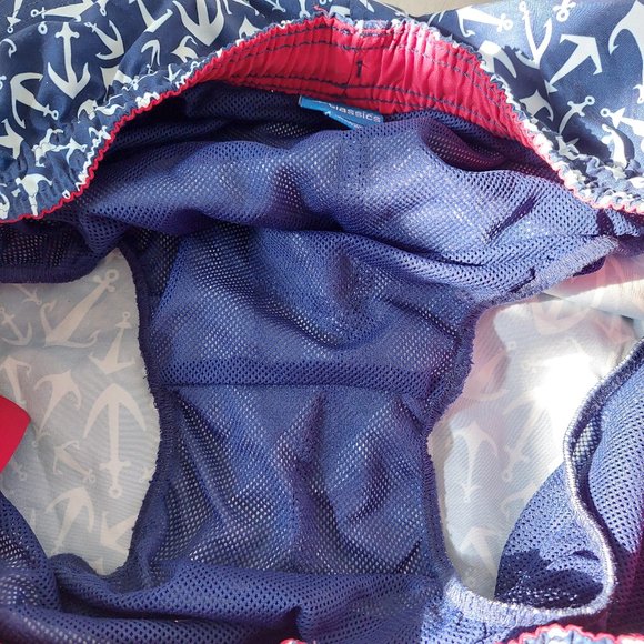 BOCA Classics Men's  Lined  Swim Shorts/Trunks Size (L),  Anchor Print - Picture 8 of 9